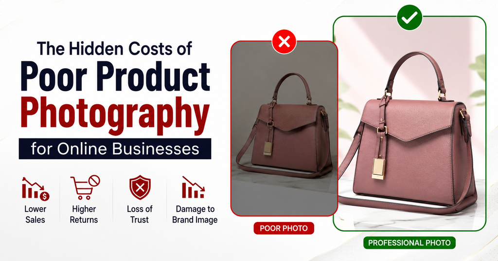 The Hidden Costs of Poor Product Photography for Online Businesses  - Cover Image